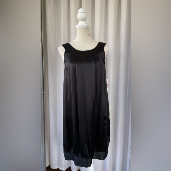 GIANNI BINI Sharon Black Silk LBD - Picture 9 of 9